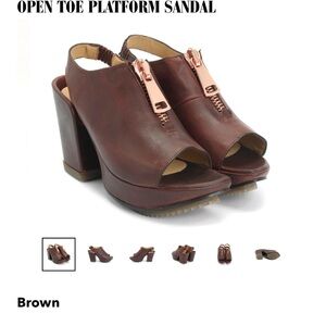 Fluevog Prepare Tent sandals